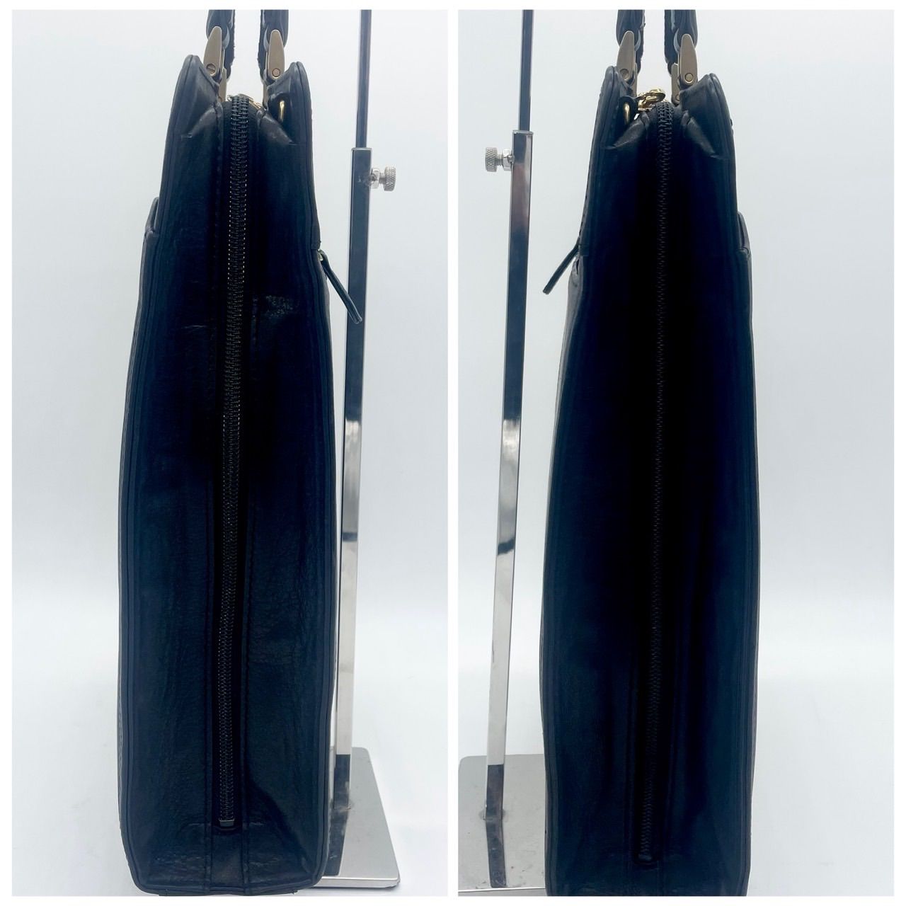 美品】mila schon ミラショーン ブリーフケース ビジネスバッグ 黒