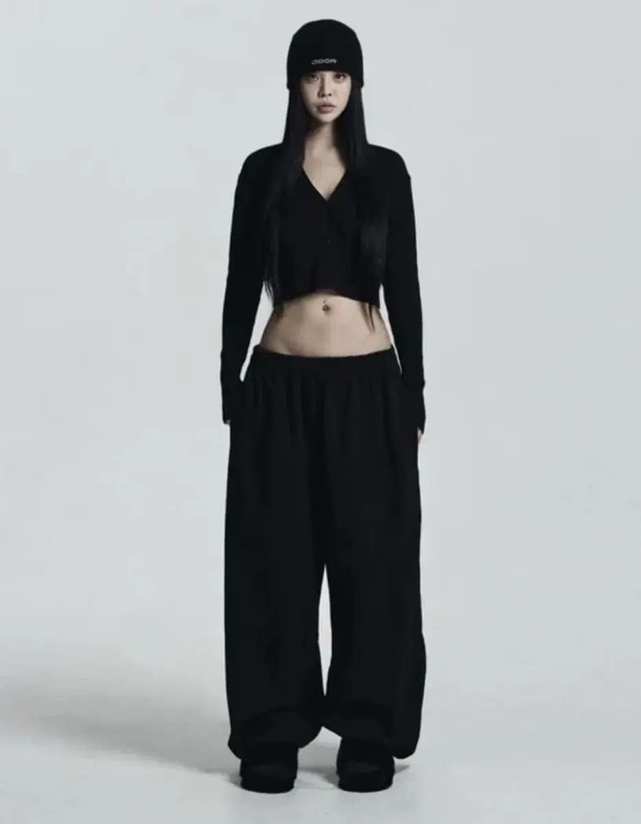 ODOR MOLLY ジョガー パンツ ブラック 0 起毛