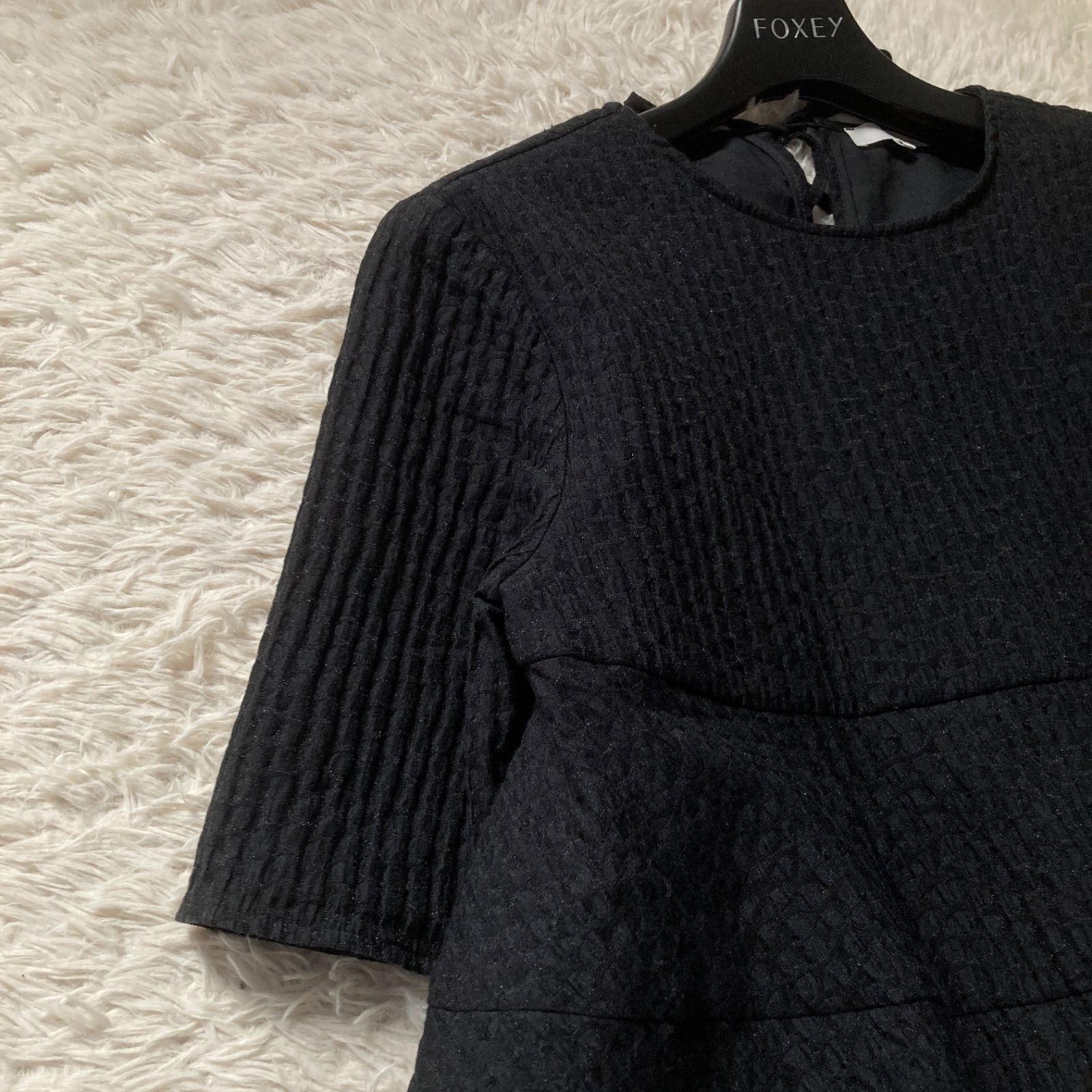 yori ヨリ 完売品 極美品 大人気 フクレティアードブラウス 半袖