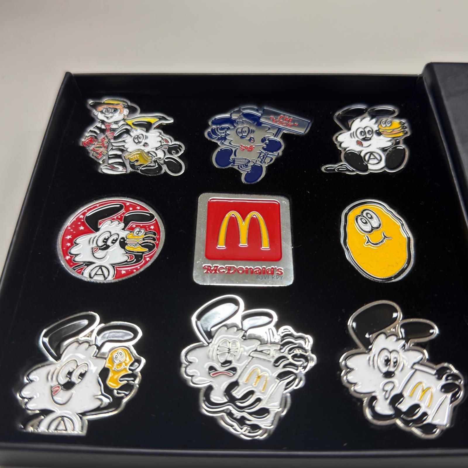 未使用 Verdy × McDonalds ピンバッヂ セット ベルディ × マクドナルド
