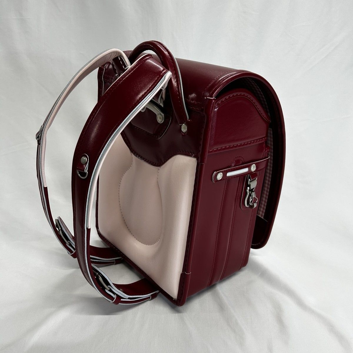 現品 NO.7 コクヨ×あんふぁん ランドセル オリジナルモデル エスポワール モデル A 対応 KBｶｸ- ロイヤルスカーレット 大マチ13.5 cm