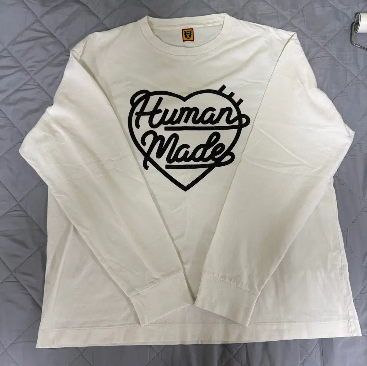 HUMAN MADE ヒューマンメイド ハート ロングスリーブ Tシャツ 白 XXL
