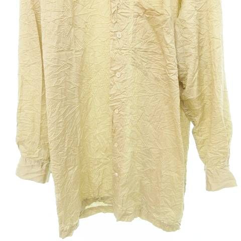 イッセイミヤケ ISSEY MIYAKE 美品 シワ加工 シャツ ブラウス