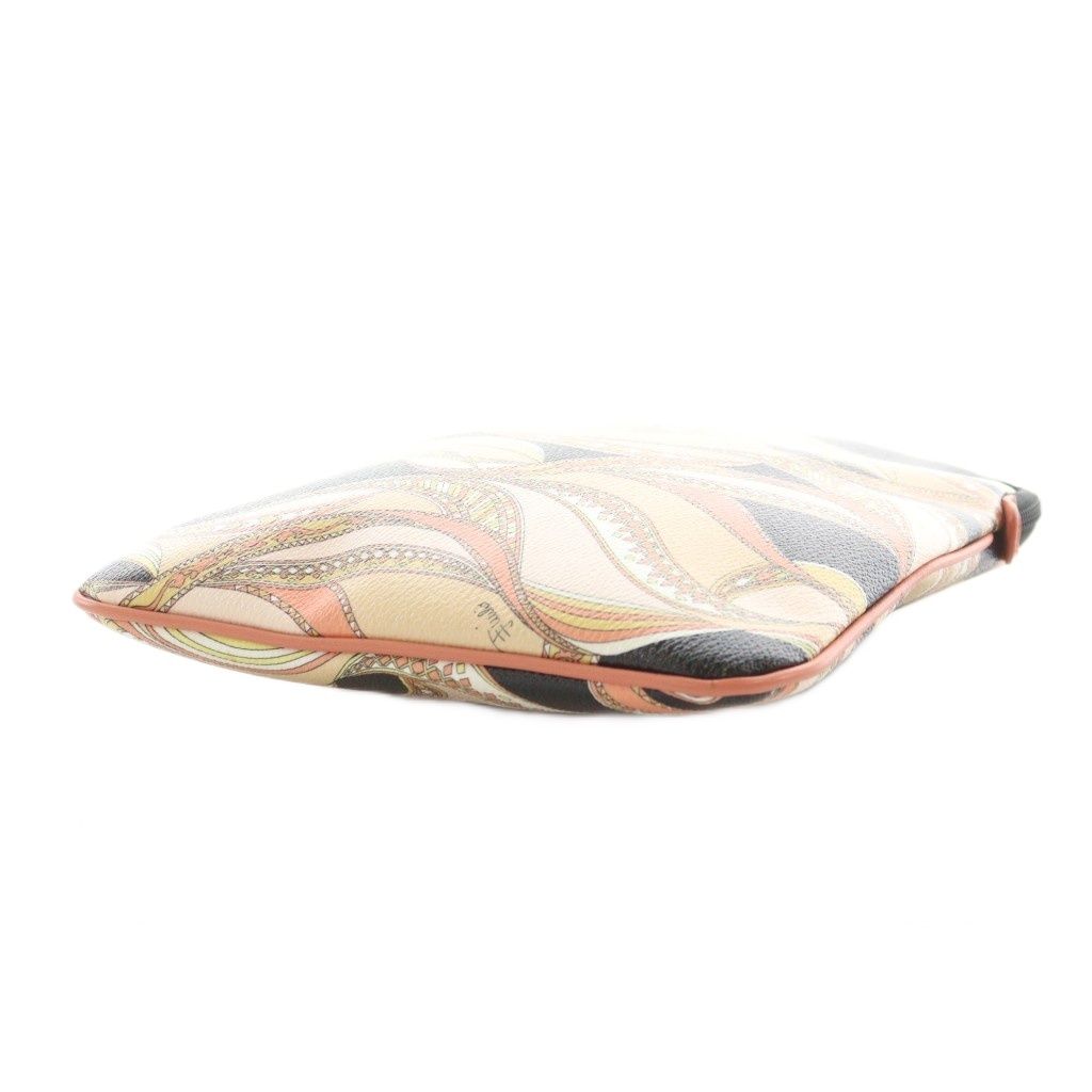 エミリオプッチ EMILIO PUCCI ポーチ 総柄 レザー マルチカラー