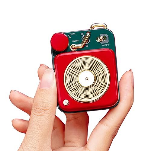 MUZEN Button スピーカー bluetooth ミニサイズ ワイヤレス レトロ風 ギフト チェリーレッド