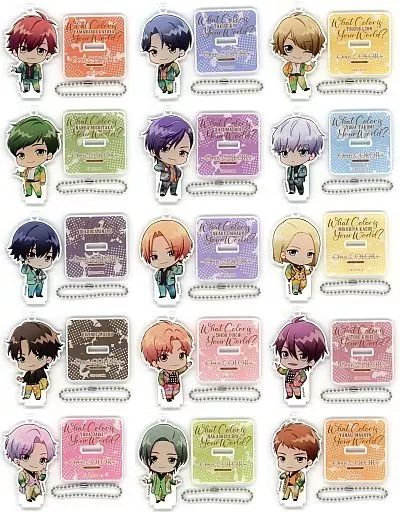 キーホルダー 全15種セット Opus.COLORs 永茜高校 ～パスカラアートフェス～ トレーディングアクリルスタンドキーホルダー Art mini