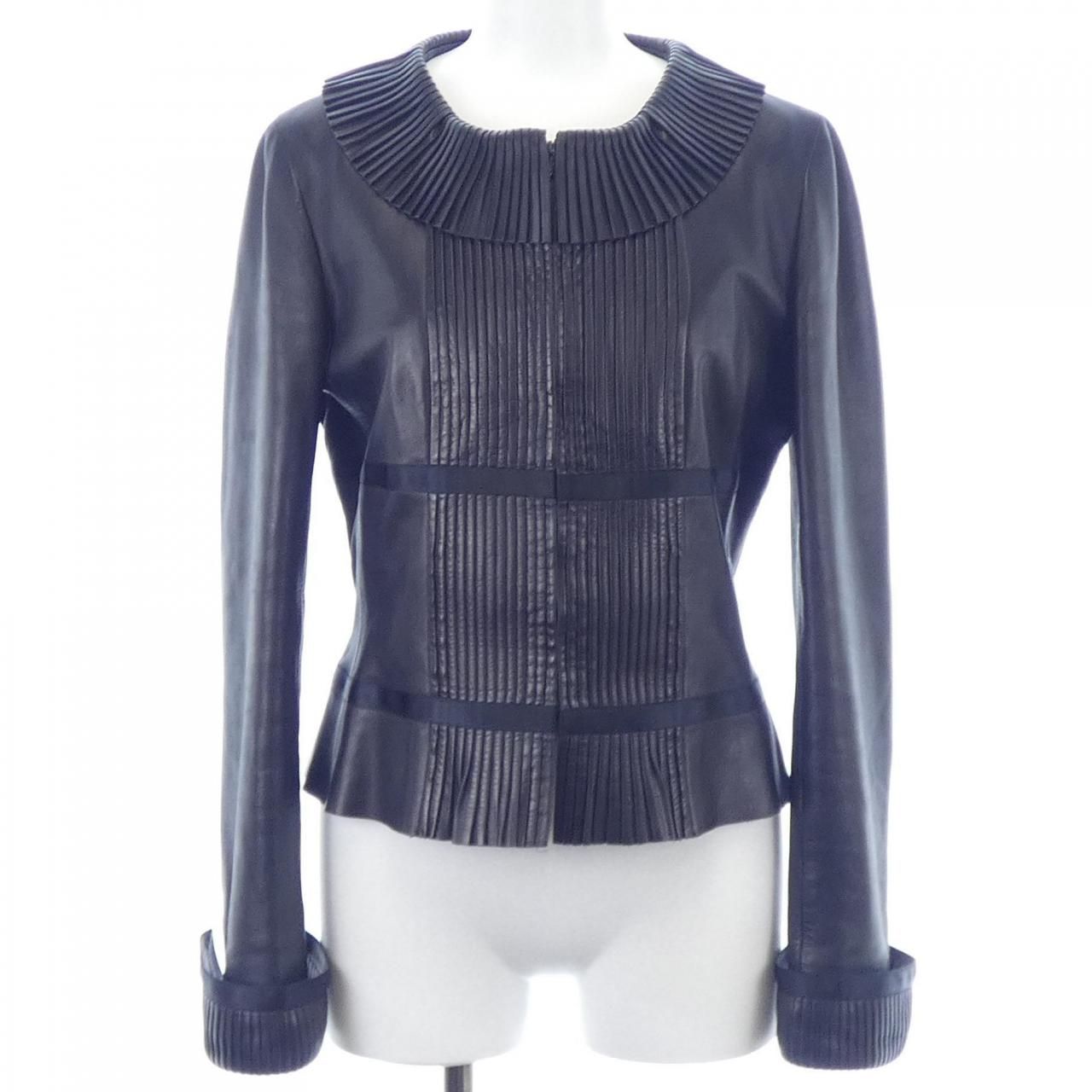 シャネル CHANEL 04 A レザージャケット