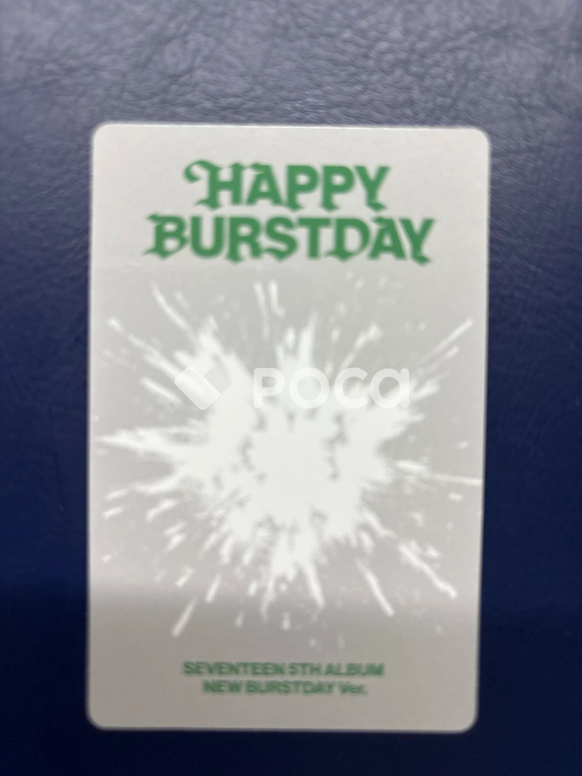 Seventeen ミンギュ セブチ HAPPY BURSTDAY NEW BURSTDAY Ver. - メルカリ