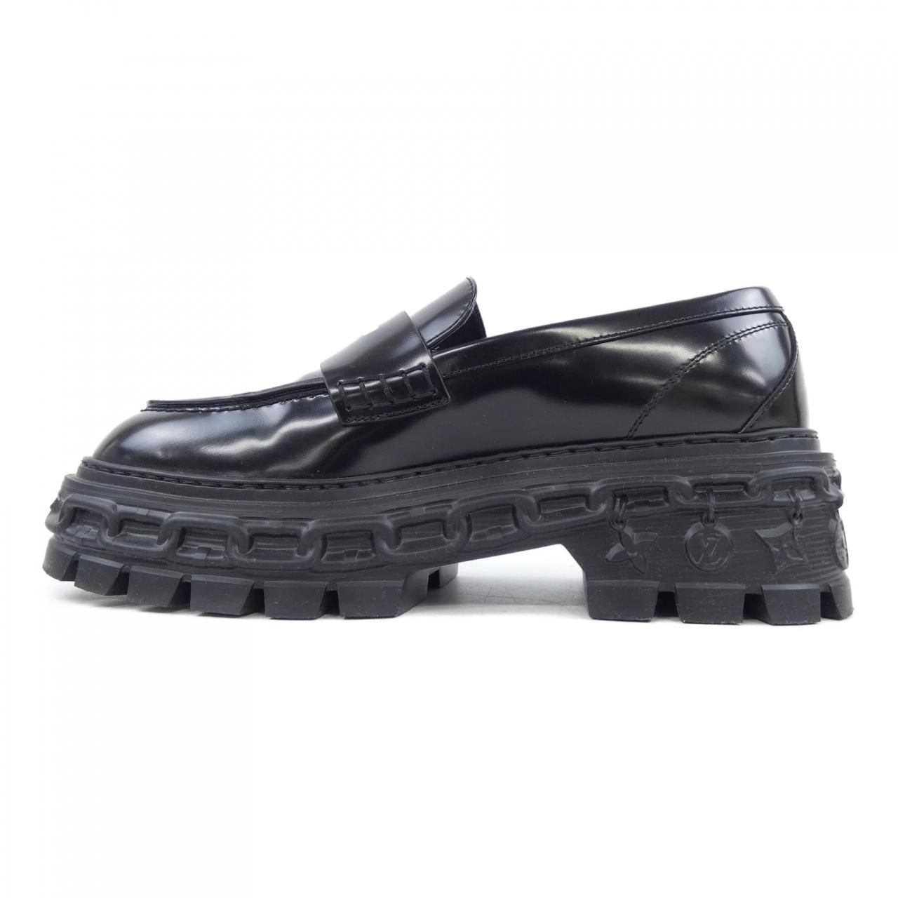 ルイヴィトン LOUIS VUITTON LVレコードラインローファー シューズ