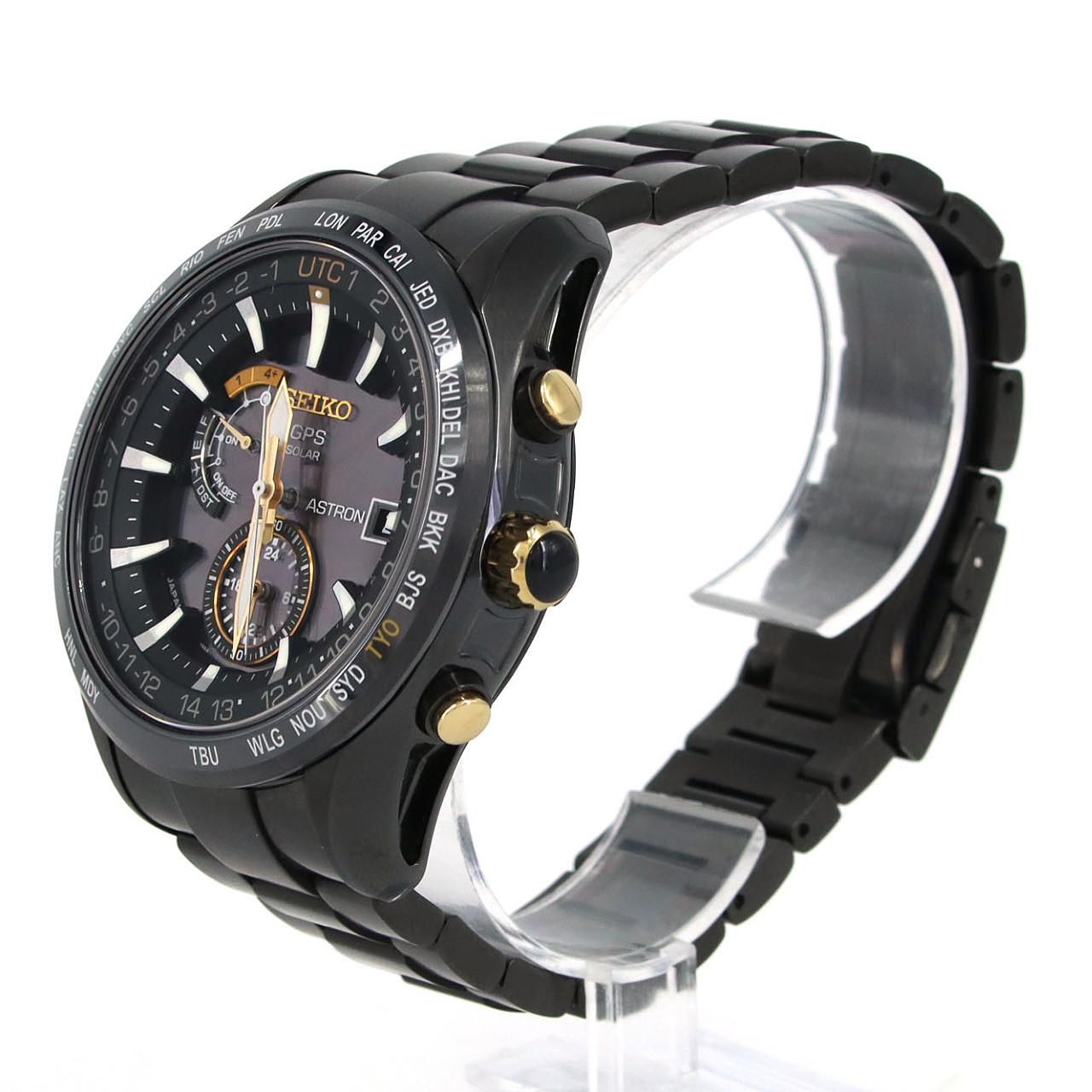 セイコー アストロンGPS･服部金太郎 LIMITED 7 X 52 0 AH SBXA 100 セラミックxTI ソーラークォーツ