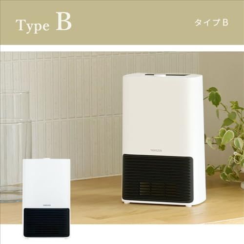 山善 セラミックファンヒーター セラミックヒーター ミニタイプ 足元 速暖 小型 静音 トイレ 洗面所 脱衣所 転倒OFFスイッチ ホワイト DMF S 06 W fc 2 db 7 b