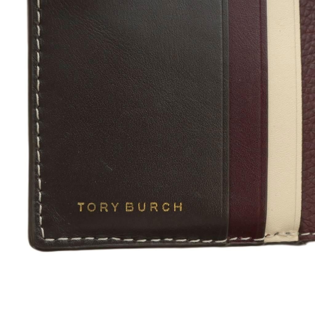 トリーバーチ TORY BURCH 財布 二つ折り レザー ロゴ ゴールド金具