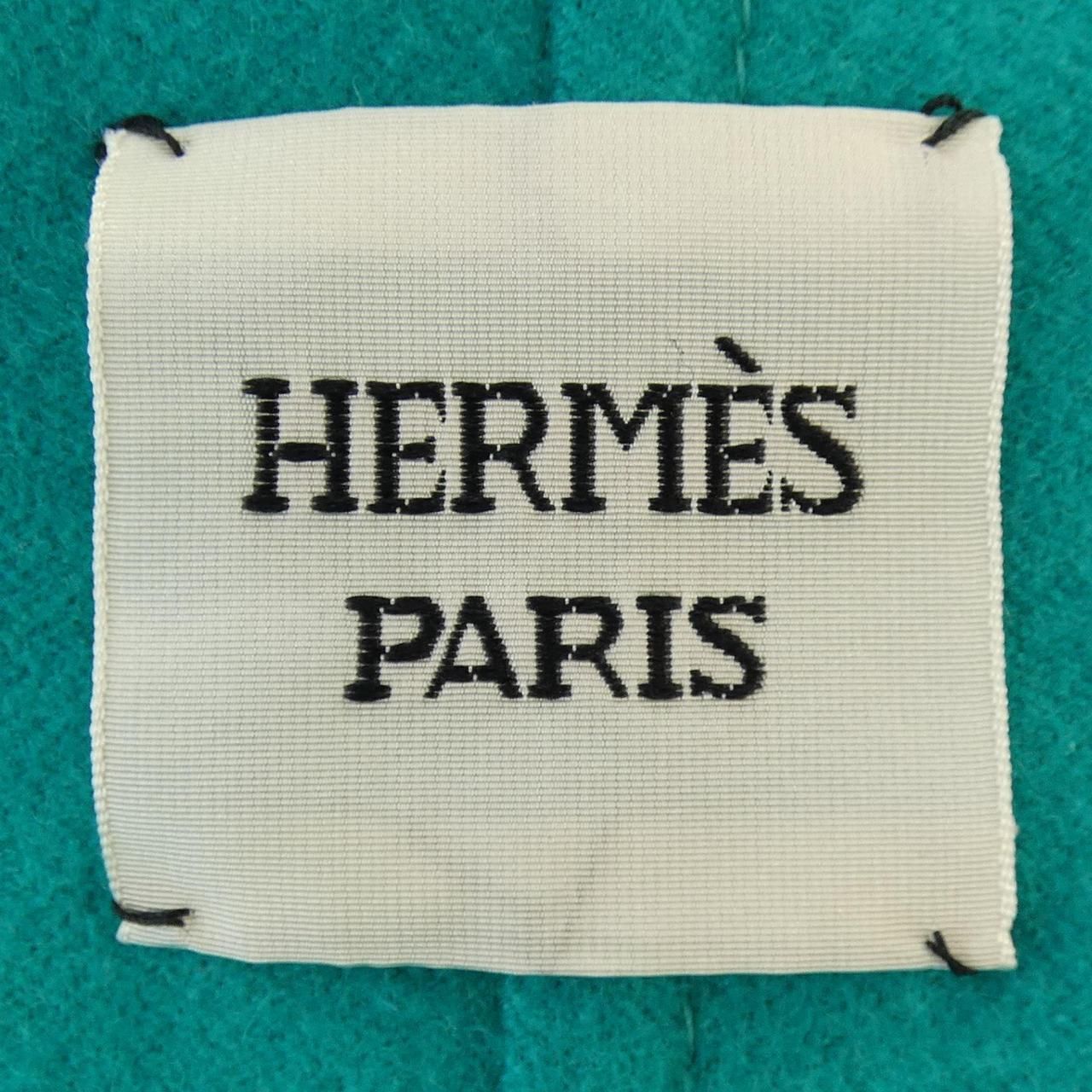 エルメス HERMES クルードセル ダブルフェイス 4E0177DC ロングベスト