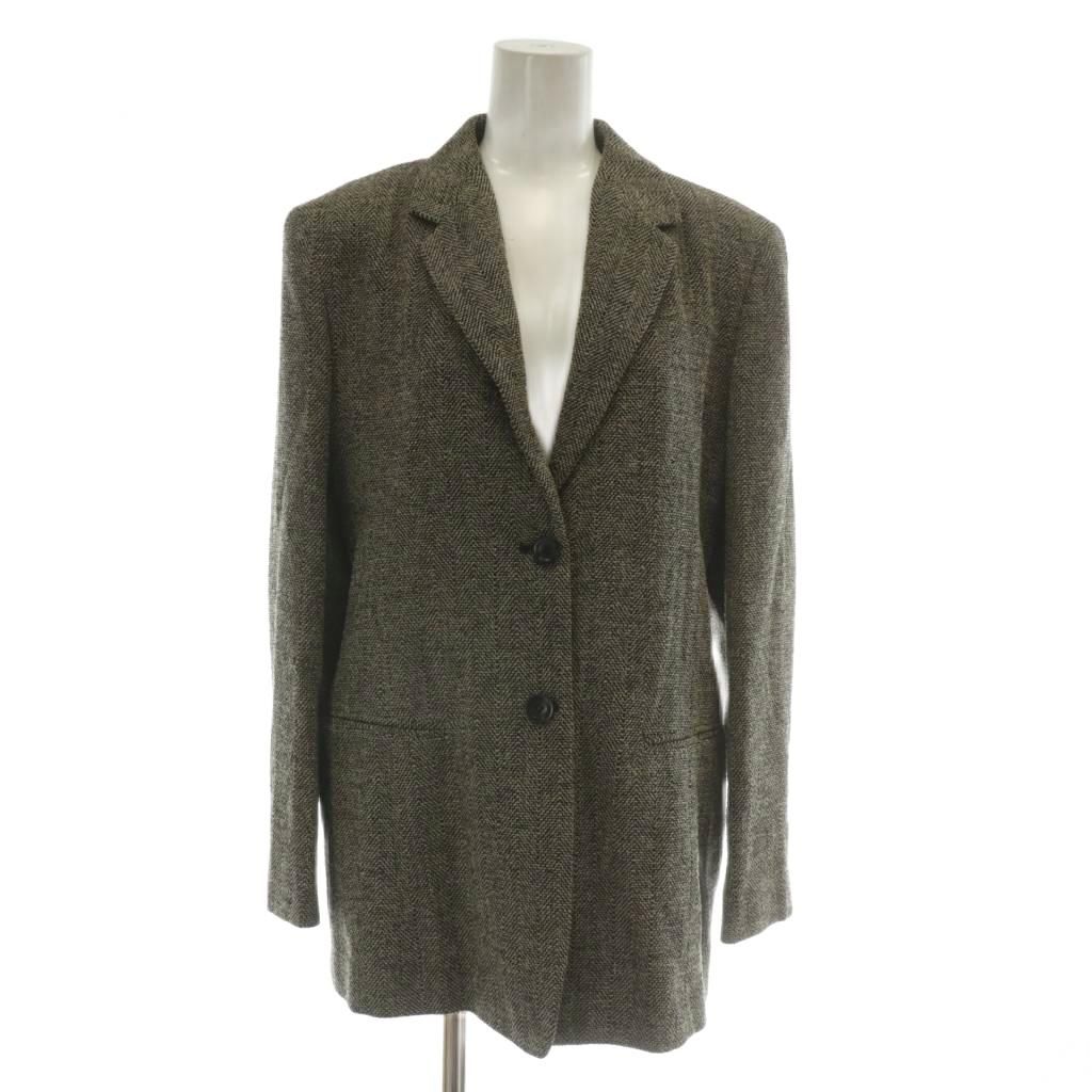 未使用級✨Max Mara ダブル テーラードジャケット 白タグ ウール 40 マックスマーラ MAX MARA 白タグ テーラード ジャケット ブレザー