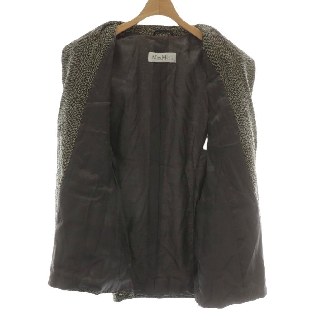 マックスマーラ MAX MARA 白タグ テーラード ジャケット ブレザー