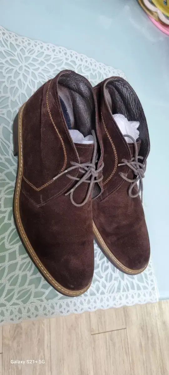 メンズ チャッカブーツ チョコブラウン