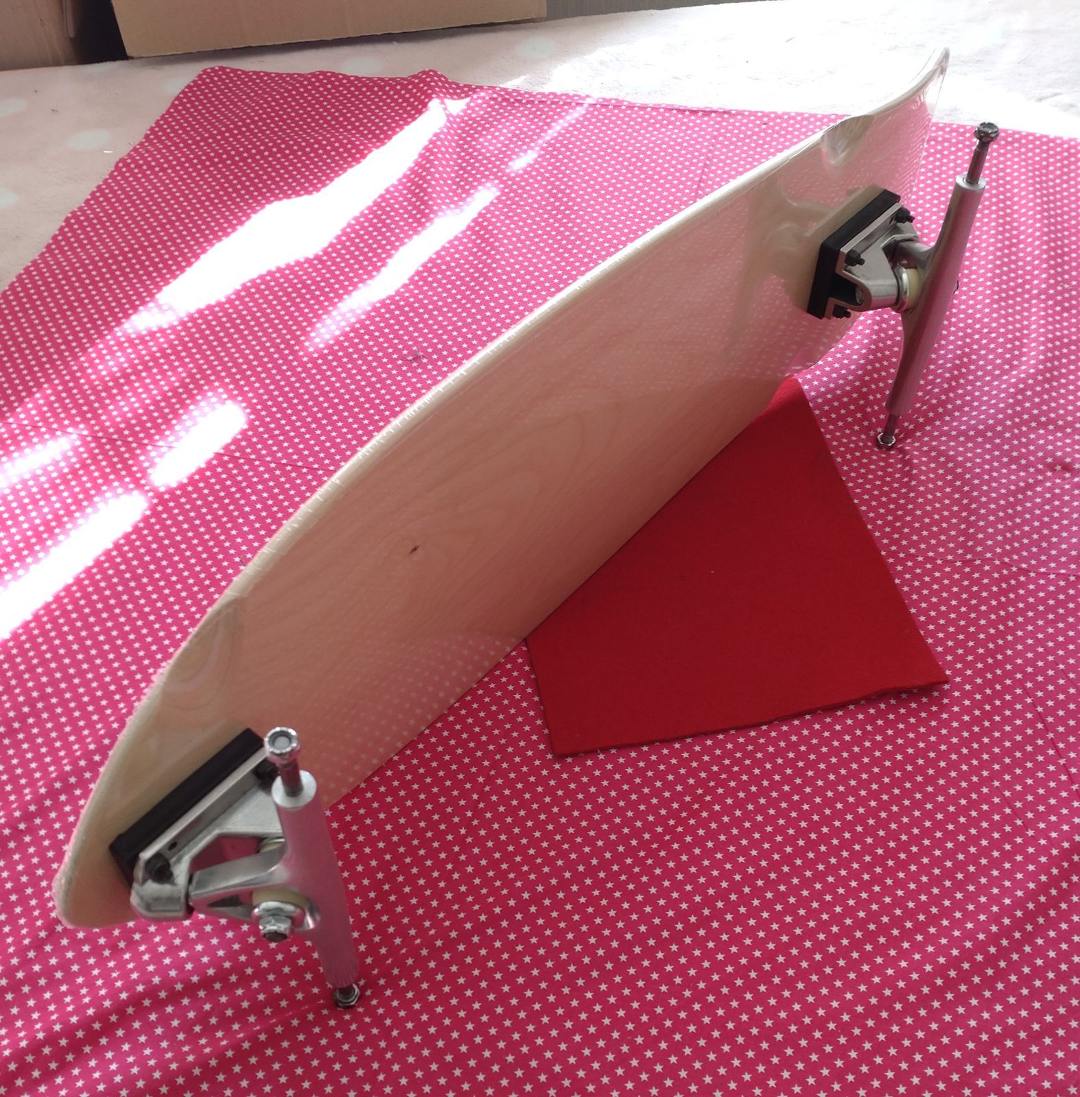 THー②搭載＜税送料3140込＞WOOD 31.5 カスタム あとウイールのみ 横乗り