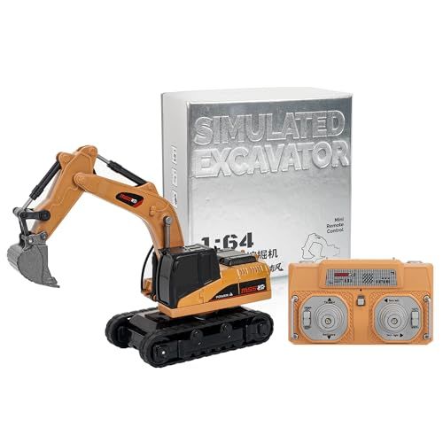 1 64 ミニショベル フルプロポーションナル制御 亜鉛合金ボディ 変形 大人 子供向けおもちゃ 技適認証済み