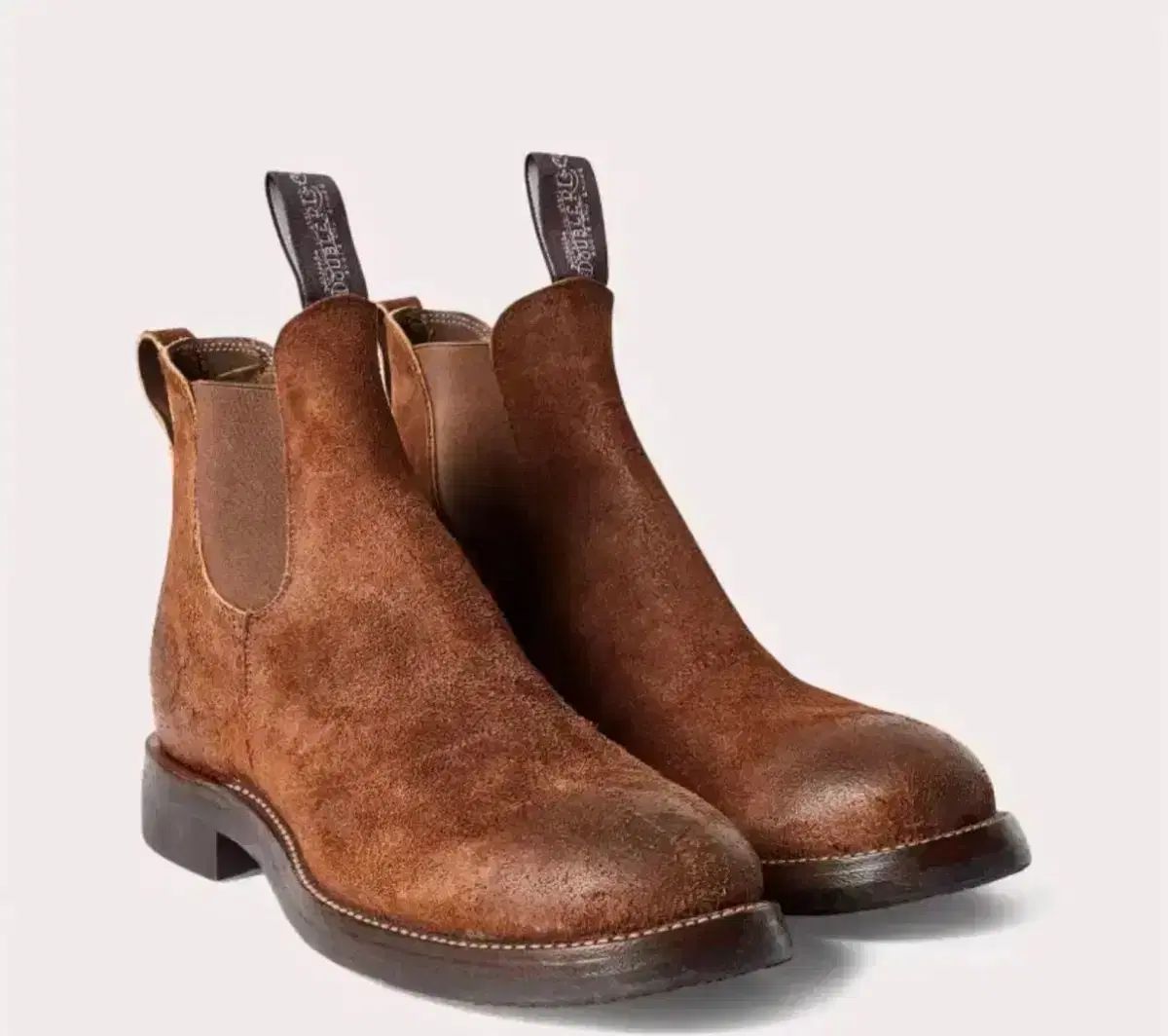 RRL ダブルアールエル 270 US 9 콩그레스 ラフアウト スウェード チェルシー ブーツ