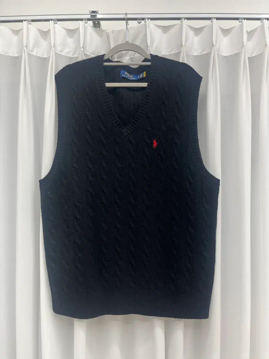 ポロラルフローレン ケーブル ニット ベスト