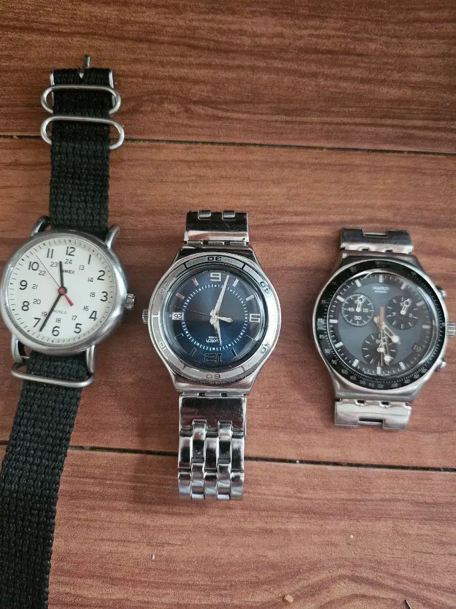 時計 3種 Timex Swatch