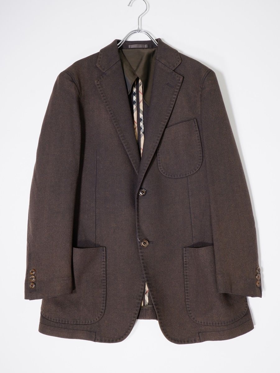 BURBERRY LONDONバーバリー ロンドン 高級ヘリンボーンソフト羊毛 