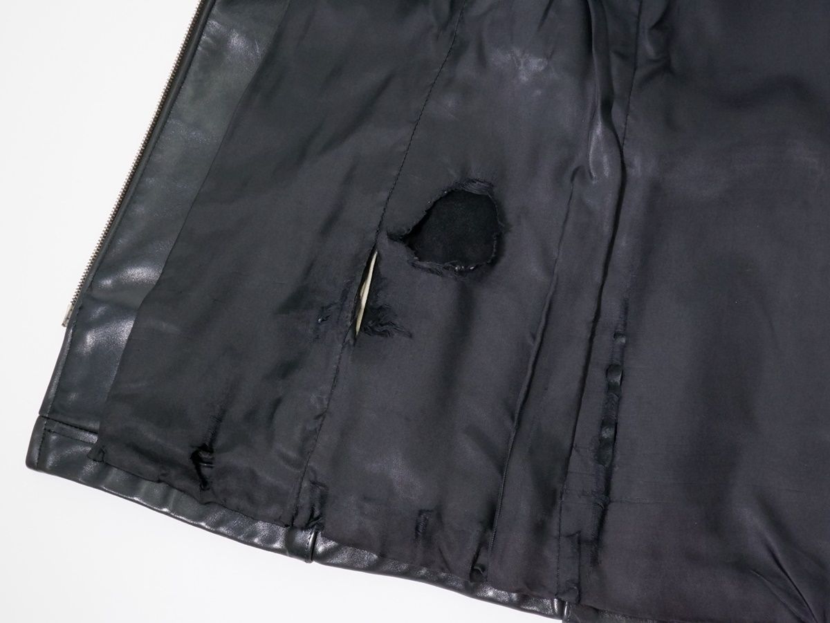 A.P.C.アーペーセーAPC フランス製ホースハイド馬革レザージャケット 