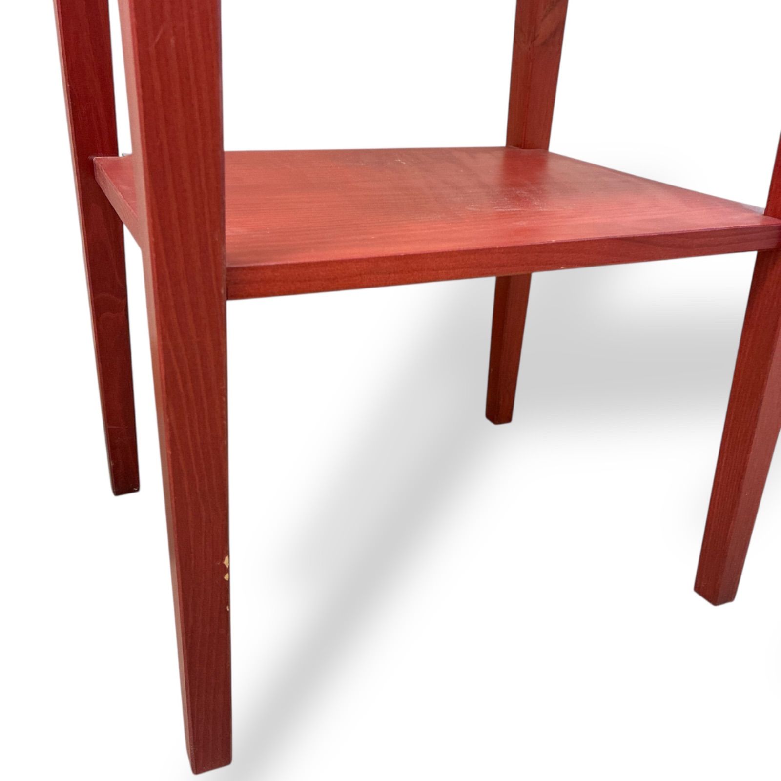 IKEA ヘムネス ベッドサイドテーブル 赤 引き出し付き セール イケア