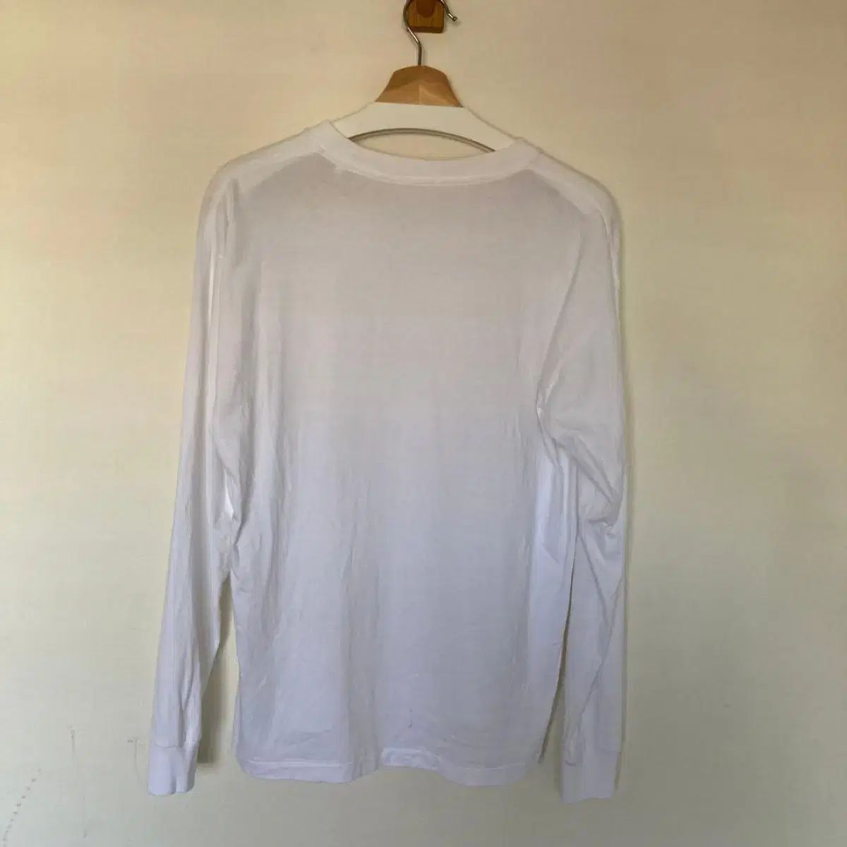 コモリ クルーネック 長袖Tシャツ 白 2