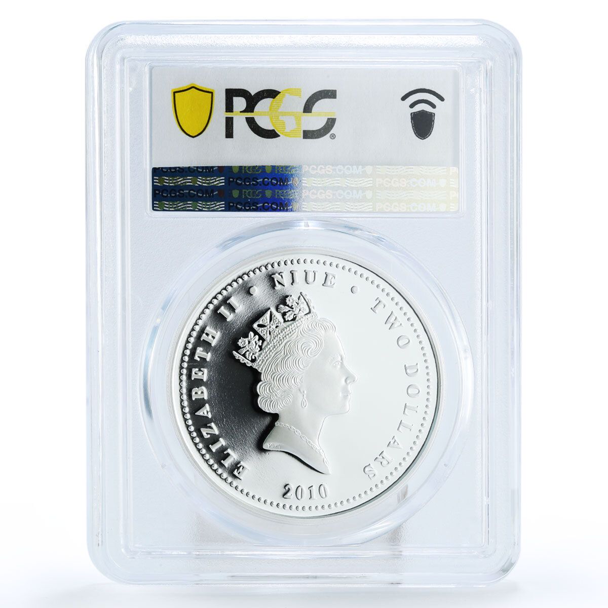 ニウエ 2ドル 旧ソ連車 Gaz 12 Zim PR70 PCGS カラー銀貨 2010年