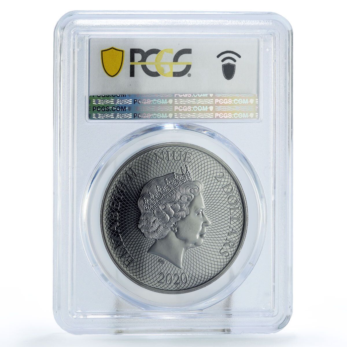 ニウエ 2ドル 砂漠の生命保護 モロクトカゲ MS 68 PCGS 銀貨 2020年
