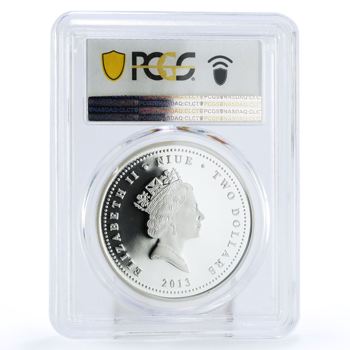 ニウエ 2ドル 風水鶴鳥 PR69 PCGS カラー銀貨 2013年 - メルカリ