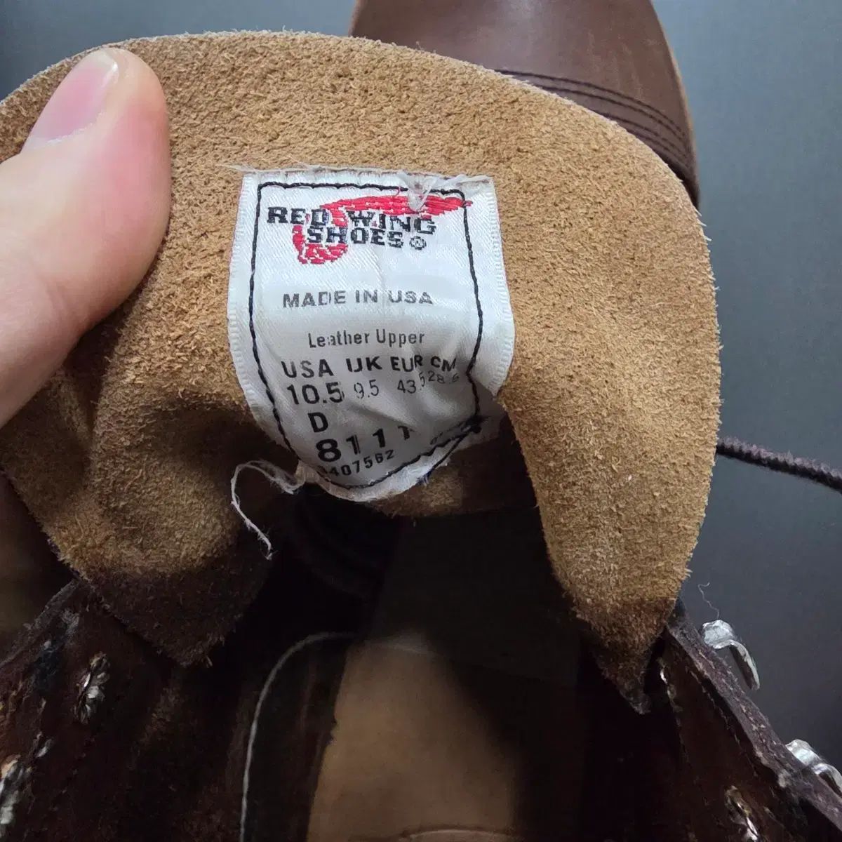 レッドウィング 8111 10 5 D 28 cm