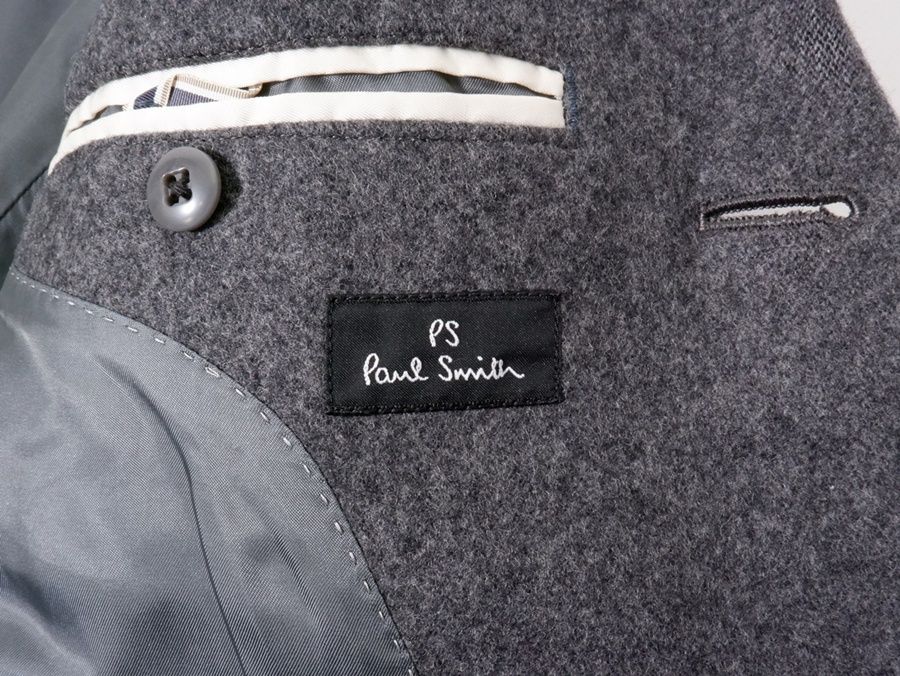 PS Paul Smithピーエス ポールスミス メタルボタン ウールカシミヤメルトン シングルコート【M】【MCTA79692】 メンズ PS Paul Smithピーエス ポールスミス メタルボタン ウール