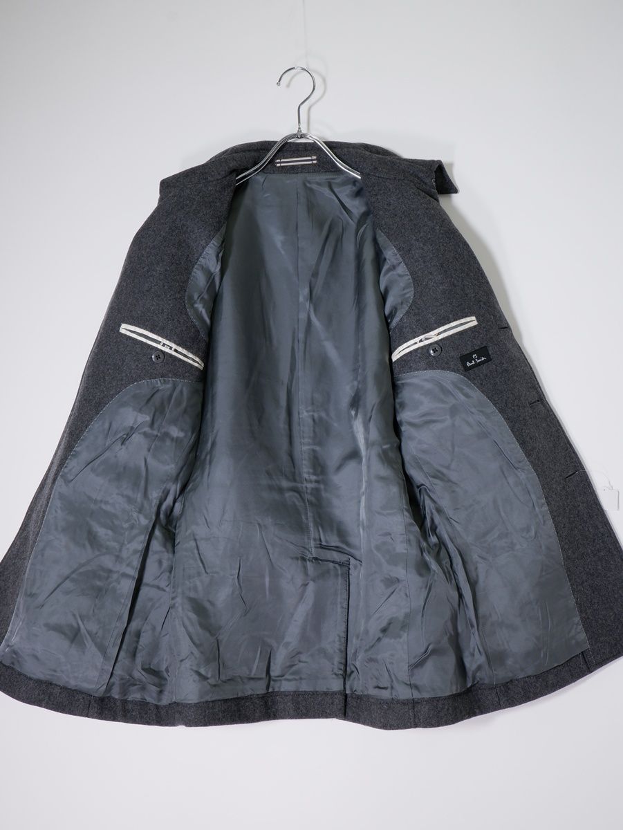 PS Paul Smithピーエス ポールスミス メタルボタン ウールカシミヤメルトン シングルコート【M】【MCTA79692】 メンズ PS Paul Smithピーエス ポールスミス メタルボタン ウール