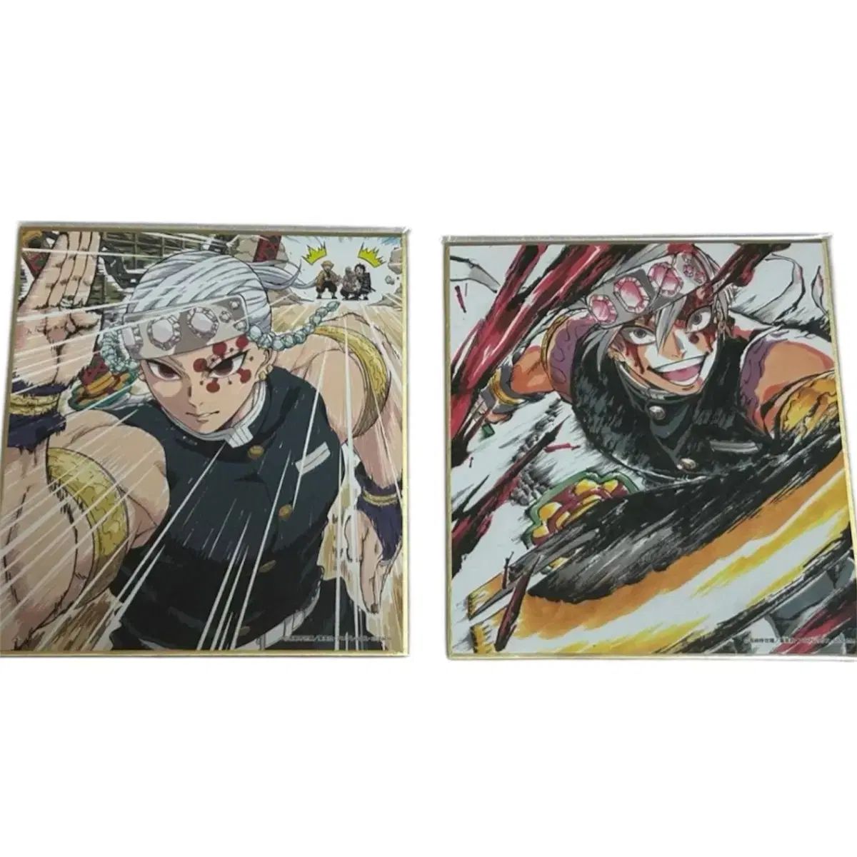 鬼滅の刃 日本放送 特別 宇髄 天元 ビジュアル色紙 グッズ セット 遊郭