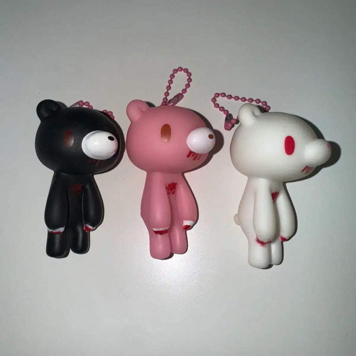 まとめ) いたずらぐまのグル～ミ～ フィギュア キーホルダー ガチャ