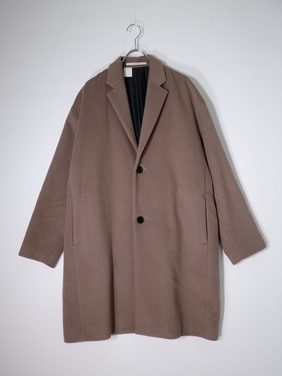 N.HOOLYWOODエヌハリウッド 192-CO05-076-pieces CHESTERFIELD COAT アンゴラウールチェスターコート【38】【MCTA80091】 メンズ N.HOOLYWOODエヌハリウッド 192-CO05-076-pieces CHESTERFIELD