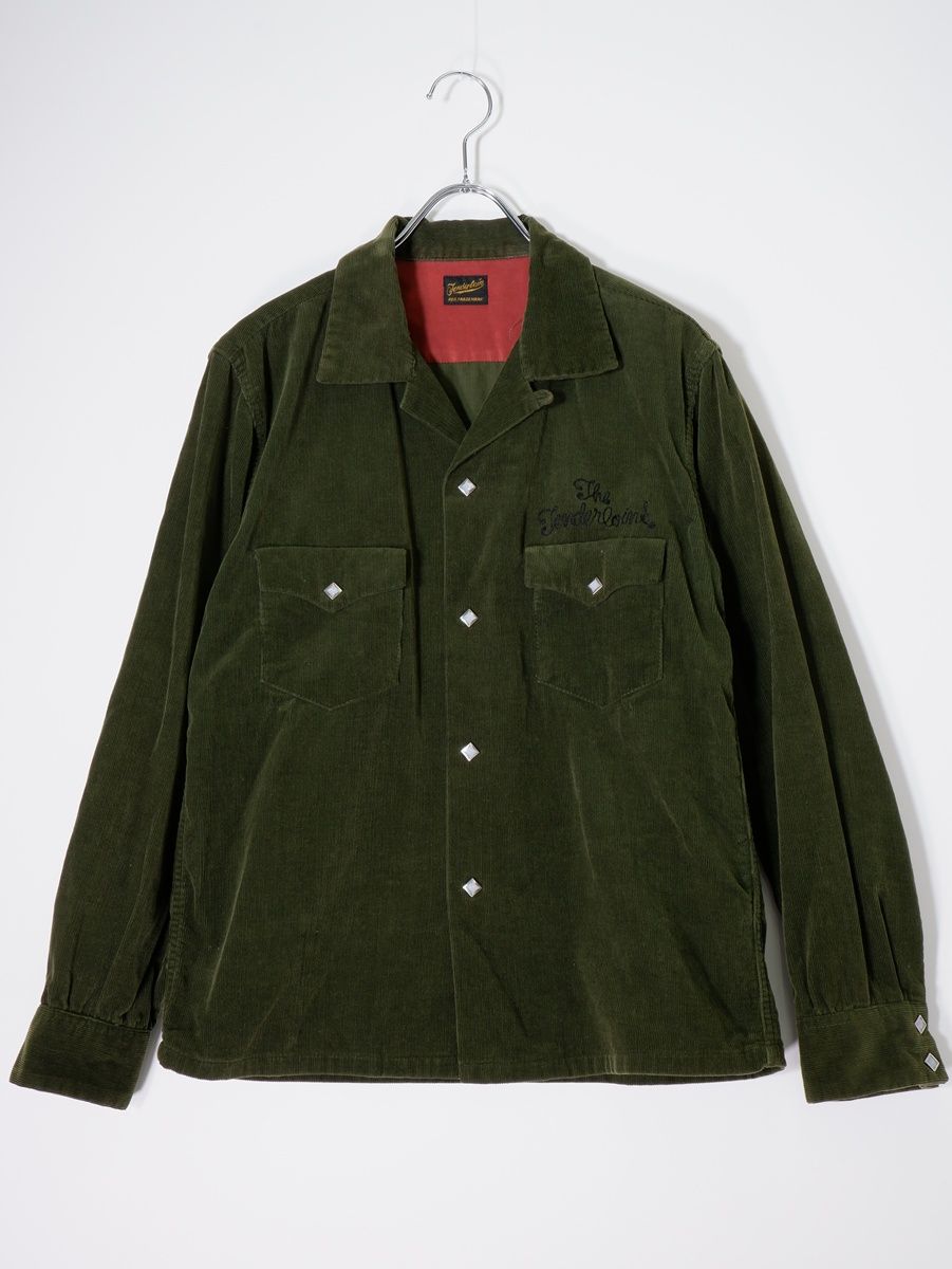 TENDERLOINテンダーロイン T-CORDUROY SHTチェーン刺繍コーデュロイ