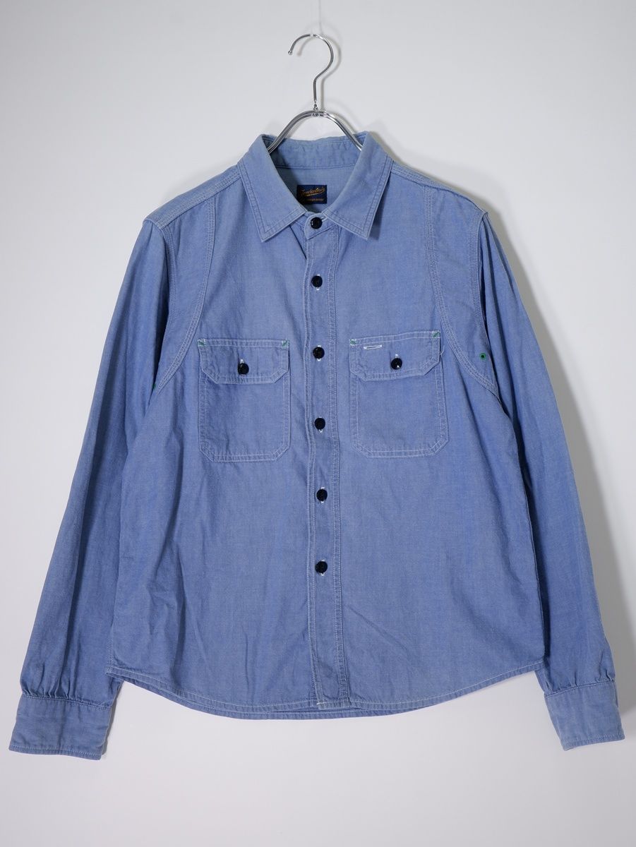 テンダーロイン　シャンブレーシャツ 中古・古着通販】TENDERLOIN (テンダーロイン) シャンブレーシャツ