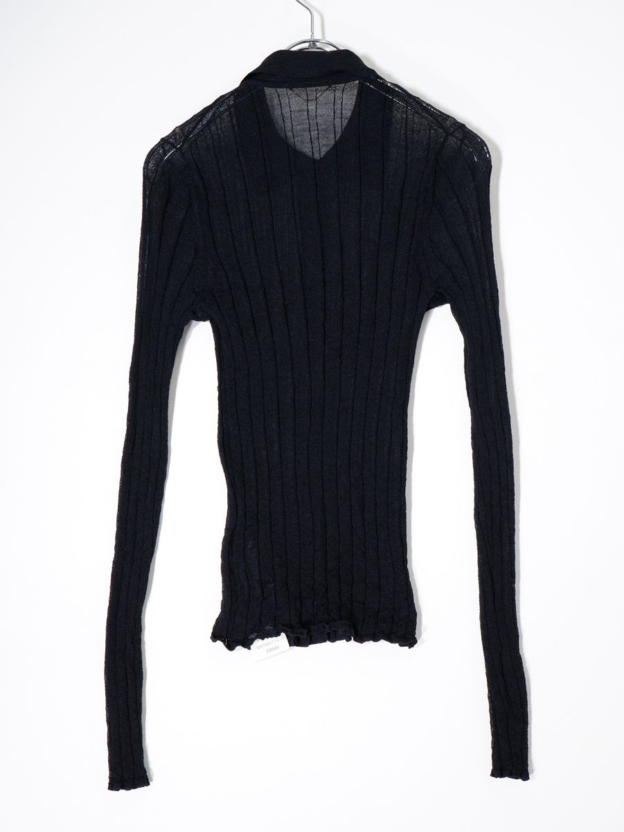 L'Appartementアパルトモン 2024SS Wide Rib Sheer Knit Cardigan