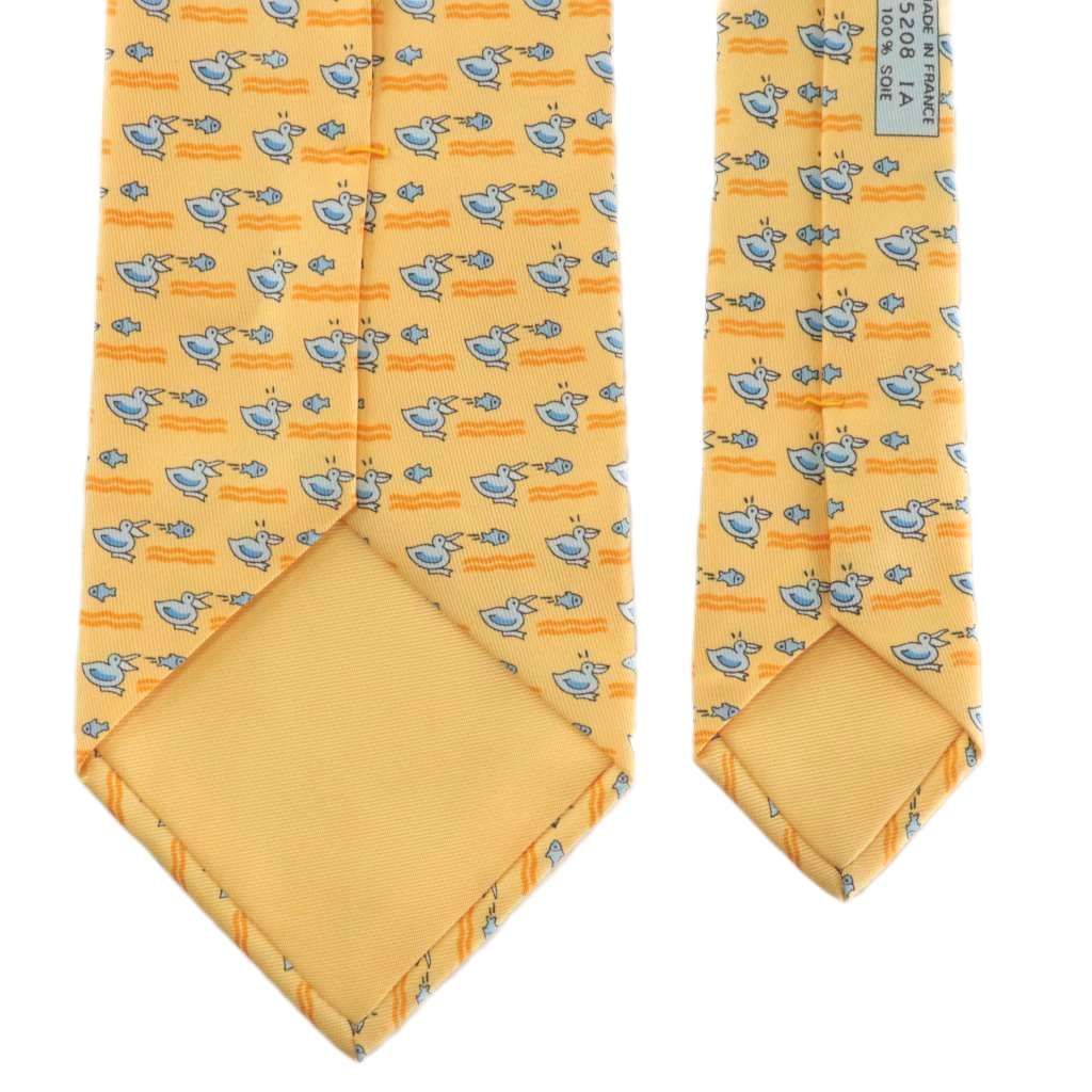 HERMES PCロゴ マトリックス柄ネクタイ HERMES PCロゴ マトリックス柄ネクタイ