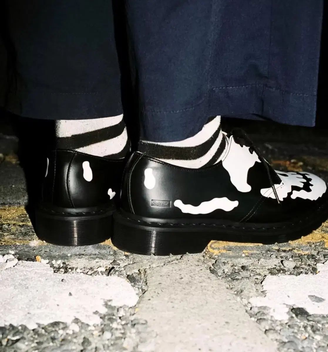 Supreme DR MARTENS ブラック UK 8