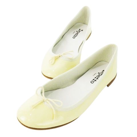 レペット Repetto バレエシューズ エナメル パテント リボンモチーフ