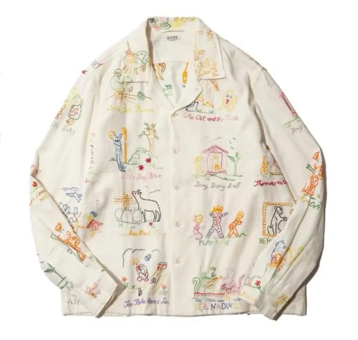 ボディー bode NURSERY RHYME LS SHIRT