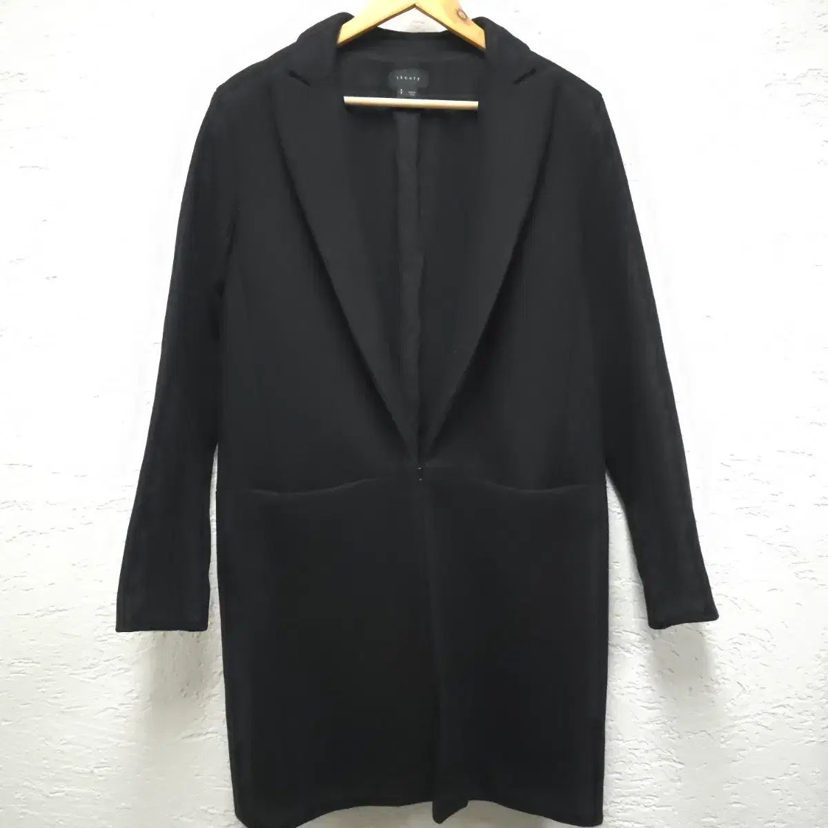 セオリー ブラック ロング コート 2番