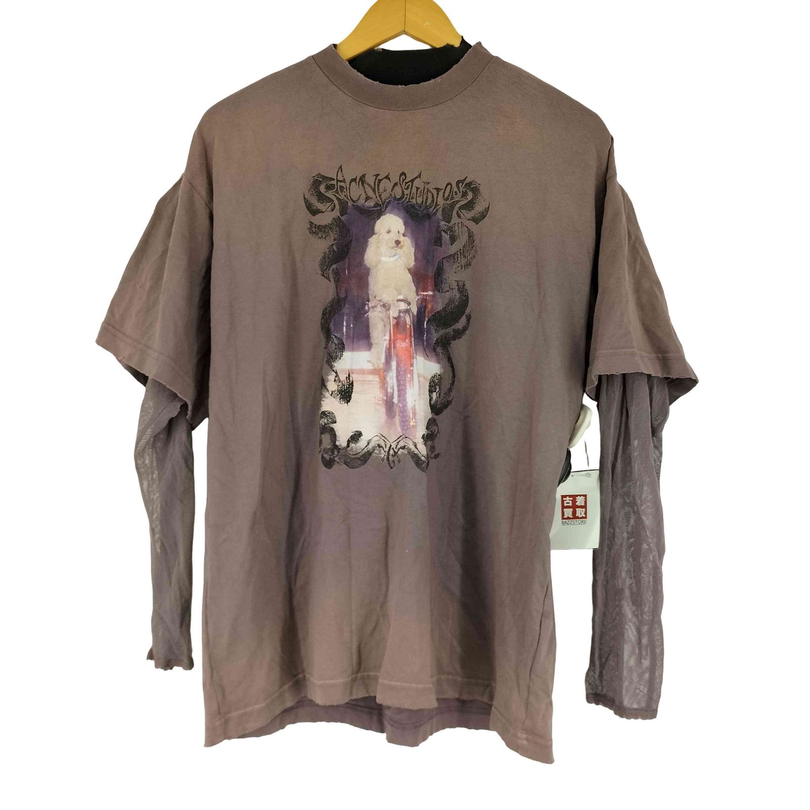 アクネストゥディオズ ACNE STUDIOS L/S レイヤードプリントTシャツ