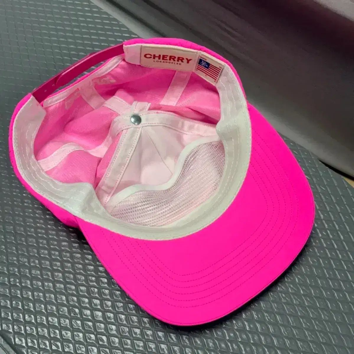 さくらんぼ la 星条旗 帽子 cherry