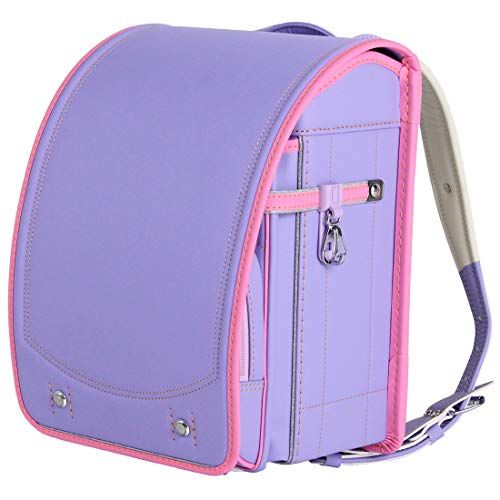 ランドセル A 4ファイル対応 反射材付き 補強板 8段階調節ベルト ワンタッチロック 雨カバー付き ブザーフック 7年保証 ラベンダー 女の子 02 65546 5 ad 14366