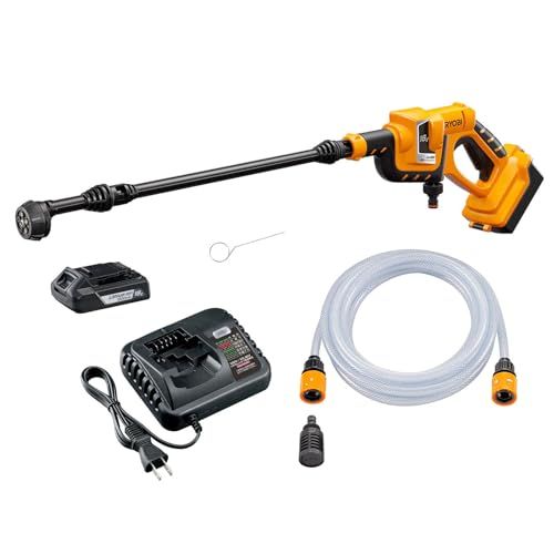 京セラ Kyocera 旧リョービ 充電式ポータブルウォッシャー BPW-1800 L 1 668250 A 自吸機能-充電式で水道 電源が無い場所でも手軽に洗浄 リチウムイオン18 V 充電時間69分 吐出圧力2.4 MPa 吸い上げ高 469 b 0 f 96